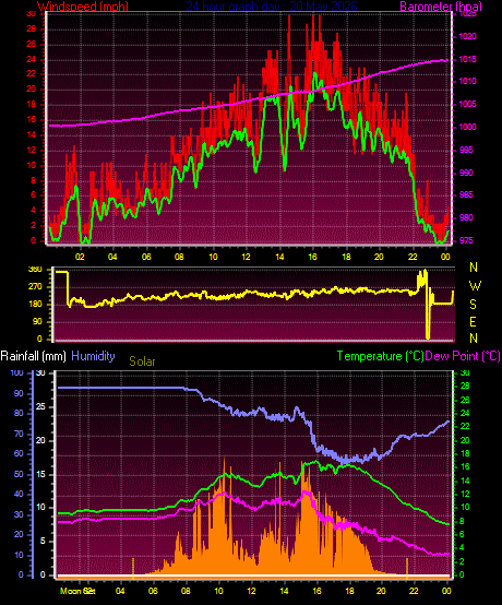 24 Hour Graph for Day 20